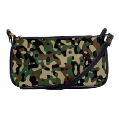 Army Camouflage Shoulder Clutch Bags by Mariart