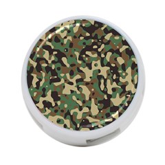 Army Camouflage 4-port Usb Hub (two Sides)  by Mariart