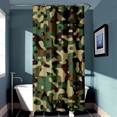 Army Camouflage Shower Curtain 36  X 72  (stall)  by Mariart