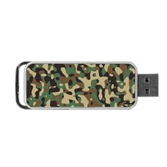 Army Camouflage Portable Usb Flash (one Side) by Mariart