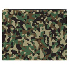 Army Camouflage Cosmetic Bag (xxxl)  by Mariart