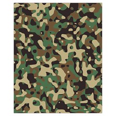 Army Camouflage Drawstring Bag (small) by Mariart