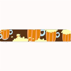 A Fun Cartoon Frothy Beer Tiling Pattern Small Bar Mats by Nexatart