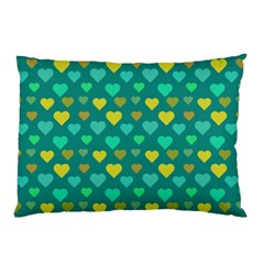 Hearts Seamless Pattern Background Pillow Case by Nexatart