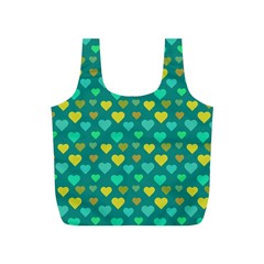 Hearts Seamless Pattern Background Full Print Recycle Bags (s)  by Nexatart