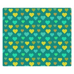 Hearts Seamless Pattern Background Double Sided Flano Blanket (small)  by Nexatart