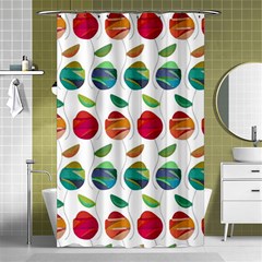 Watercolor Floral Roses Pattern Shower Curtain 48  X 72  (small)  by Nexatart