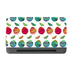 Watercolor Floral Roses Pattern Memory Card Reader With Cf by Nexatart