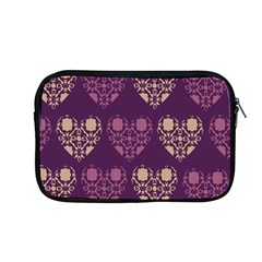 Purple Hearts Seamless Pattern Apple Macbook Pro 13  Zipper Case by Nexatart