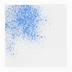 Blue Paint Splats Medium Glasses Cloth by Nexatart