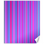 Blue And Pink Stripes Canvas 8  x 10  8.15 x9.66  Canvas - 1