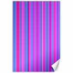 Blue And Pink Stripes Canvas 24  x 36  23.35 x34.74  Canvas - 1