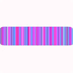 Blue And Pink Stripes Large Bar Mats