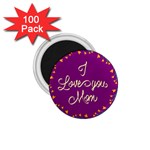 Happy Mothers Day Celebration I Love You Mom 1.75  Magnets (100 pack)  Front