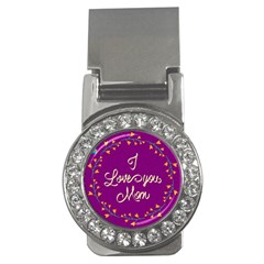 Happy Mothers Day Celebration I Love You Mom Money Clips (cz)  by Nexatart