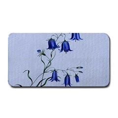 Floral Blue Bluebell Flowers Watercolor Painting Medium Bar Mats by Nexatart