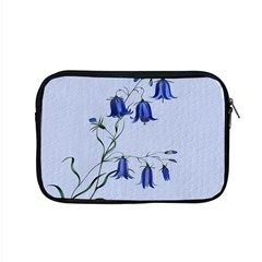 Floral Blue Bluebell Flowers Watercolor Painting Apple Macbook Pro 15  Zipper Case by Nexatart