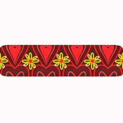 Digitally Created Seamless Love Heart Pattern Large Bar Mats