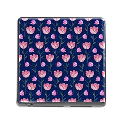 Watercolour Flower Pattern Memory Card Reader (Square)