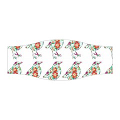 Floral Birds Wallpaper Pattern On White Background Stretchable Headband