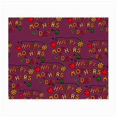 Happy Mothers Day Text Tiling Pattern Small Glasses Cloth by Nexatart