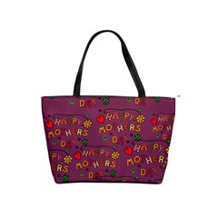 Happy Mothers Day Text Tiling Pattern Shoulder Handbags by Nexatart