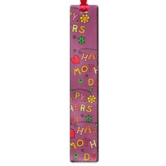 Happy Mothers Day Text Tiling Pattern Large Book Marks by Nexatart