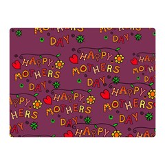 Happy Mothers Day Text Tiling Pattern Double Sided Flano Blanket (mini)  by Nexatart