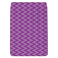 Purple Zig Zag Pattern Background Wallpaper Flap Covers (s)  by Nexatart