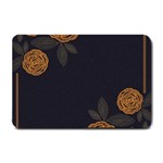 Floral Roses Seamless Pattern Vector Background Small Doormat  24 x16  Door Mat