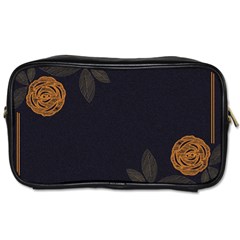 Floral Roses Seamless Pattern Vector Background Toiletries Bags 2-Side