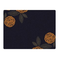 Floral Roses Seamless Pattern Vector Background Double Sided Flano Blanket (Mini) 