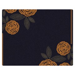 Floral Roses Seamless Pattern Vector Background Double Sided Flano Blanket (medium)  by Nexatart