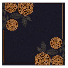 Floral Roses Seamless Pattern Vector Background Large Satin Scarf (square) by Nexatart