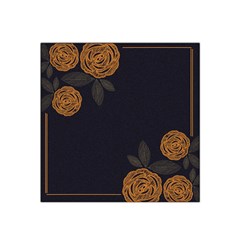 Floral Roses Seamless Pattern Vector Background Satin Bandana Scarf