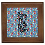 Happy Mothers Day Celebration Framed Tiles Front