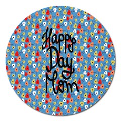 Happy Mothers Day Celebration Magnet 5  (round) by Nexatart