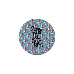 Happy Mothers Day Celebration Golf Ball Marker (10 Pack) by Nexatart