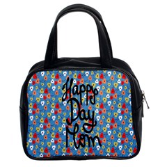 Happy Mothers Day Celebration Classic Handbags (2 Sides) by Nexatart