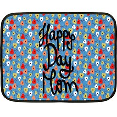 Happy Mothers Day Celebration Fleece Blanket (mini) by Nexatart