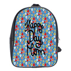 Happy Mothers Day Celebration School Bags(large)  by Nexatart