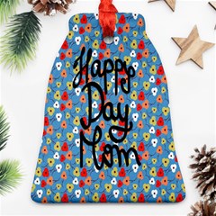 Happy Mothers Day Celebration Bell Ornament (two Sides) by Nexatart