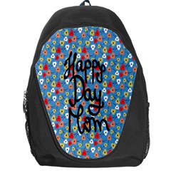 Happy Mothers Day Celebration Backpack Bag by Nexatart