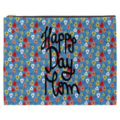 Happy Mothers Day Celebration Cosmetic Bag (xxxl)  by Nexatart