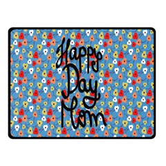 Happy Mothers Day Celebration Double Sided Fleece Blanket (small)  by Nexatart