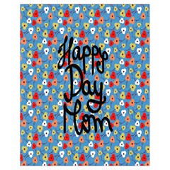 Happy Mothers Day Celebration Drawstring Bag (small) by Nexatart