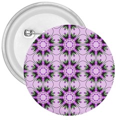 Pretty Pink Floral Purple Seamless Wallpaper Background 3  Buttons