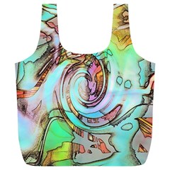 Art Pattern Full Print Recycle Bags (l)  by Nexatart