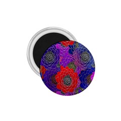 Colorful Background Of Multi Color Floral Pattern 1 75  Magnets by Nexatart