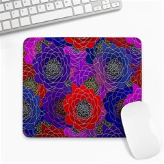 Colorful Background Of Multi Color Floral Pattern Large Mousepads by Nexatart